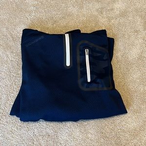 Blue quarter zip under armour combine